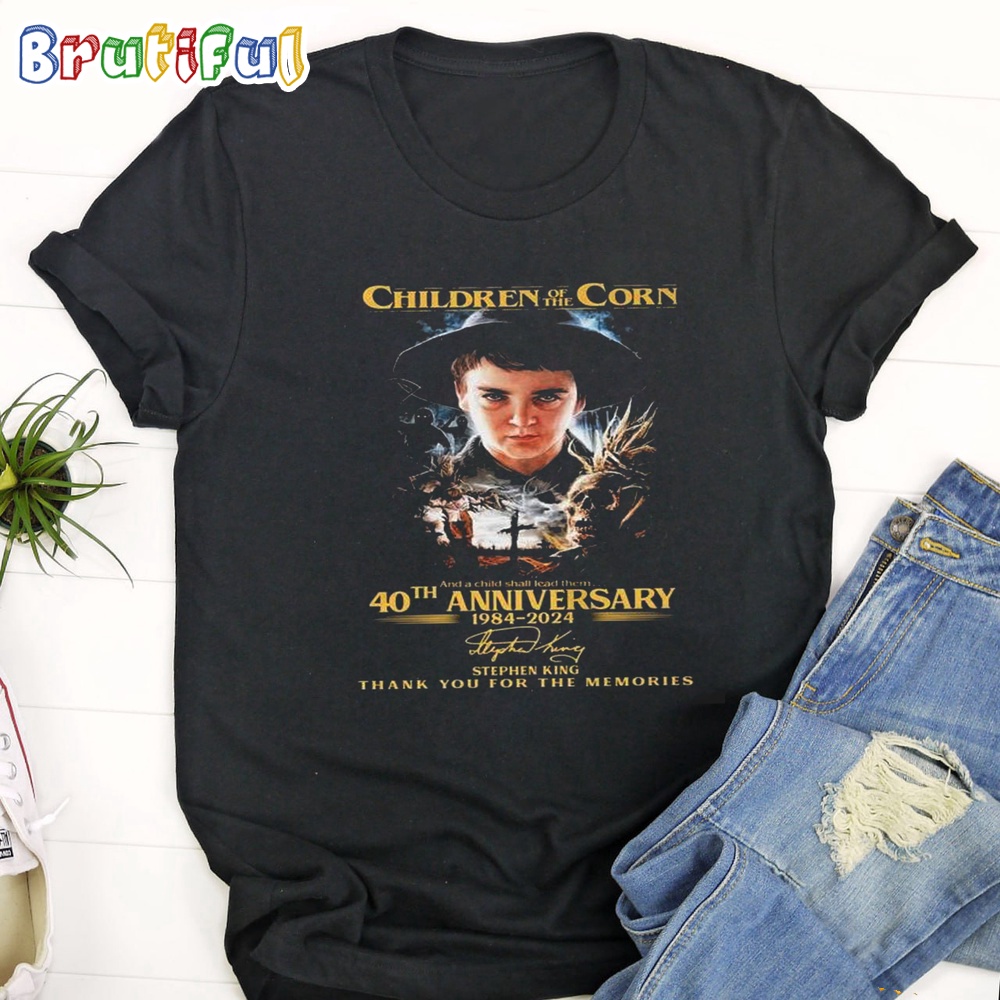 Children Of The Corn And A Child Shall Lead Them 40th Anniversary Thank You For The Memories T Shirt