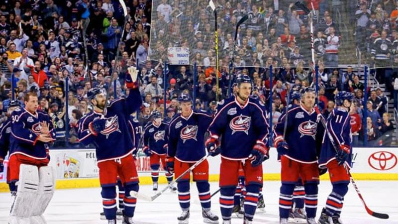 Columbus Blue Jackets fans