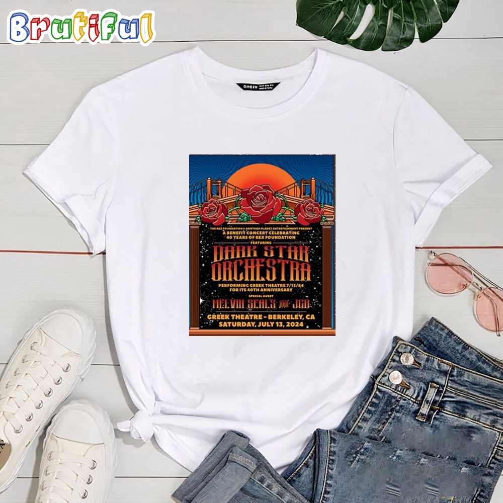 Dark Star Orchestra July 13 2024 Greek Theatre Berkeley T Shirt