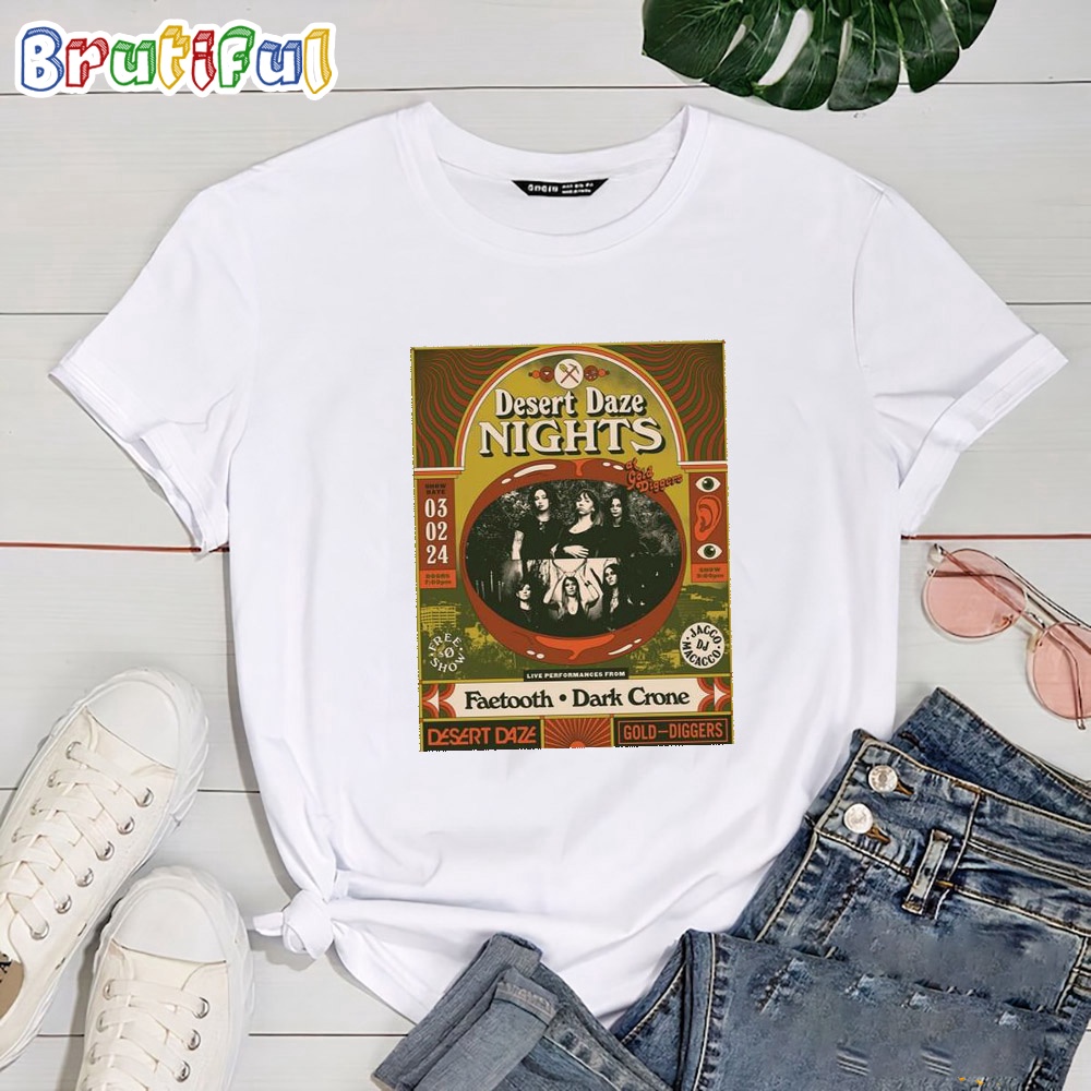Desert Daze Nights 2024 Los Angeles Ca T Shirt