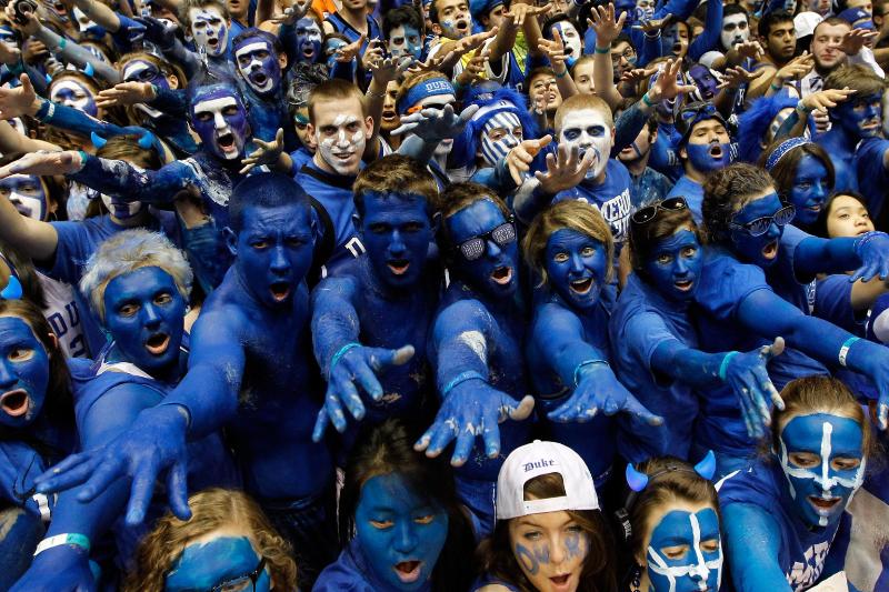 Duke Blue Devils fans