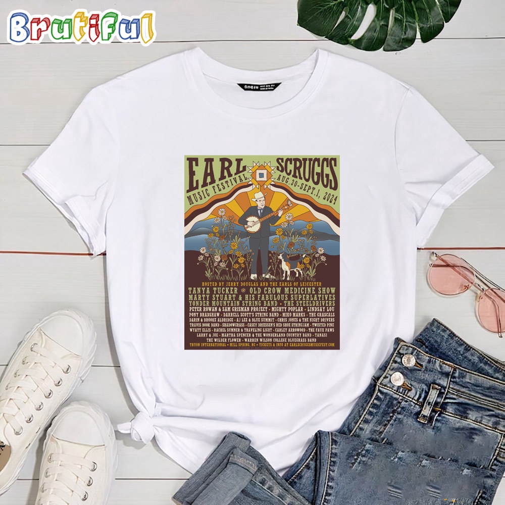 Earl Scruggs Music Festival 2024 Mill Spring T Shirt