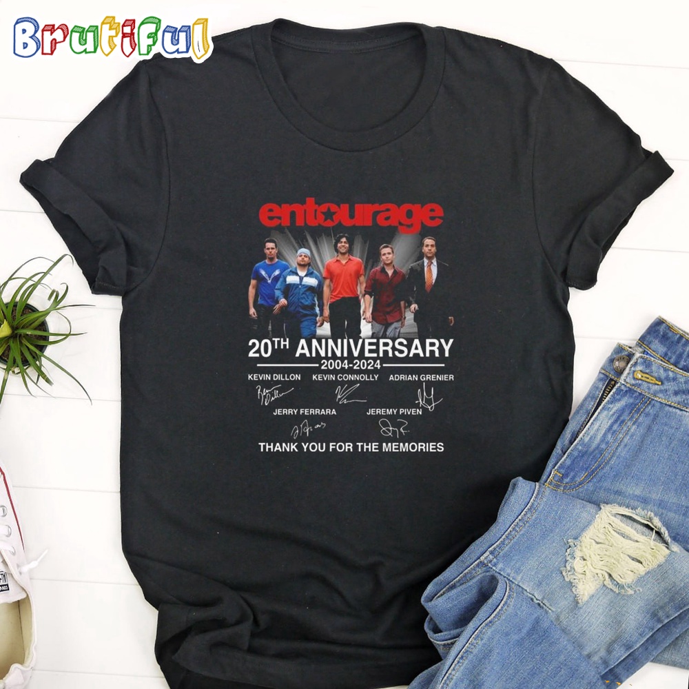 Entourage 20th Anniversary Thank You For The Memories T Shirt