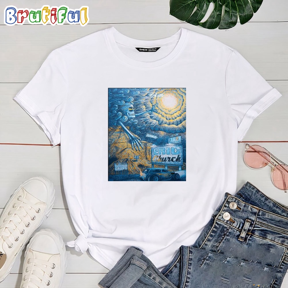 Eric Church Choctaw Grand Theater Durant Ok Event March 16 2024 T Shirt