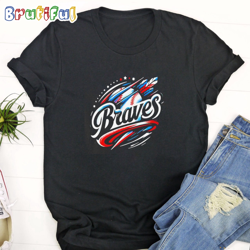 Feathers Atlanta Braves Baseball Mlb Team T Shirt