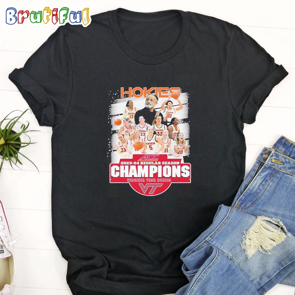 Hokies Acc 2023 24 Regular Season Champions T Shirts