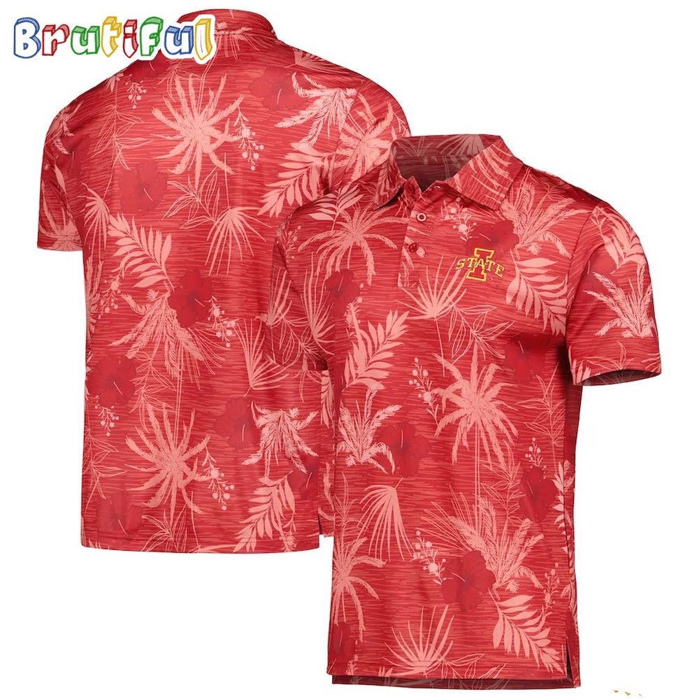 Iowa State Cyclones Palms Team Polo Shirt