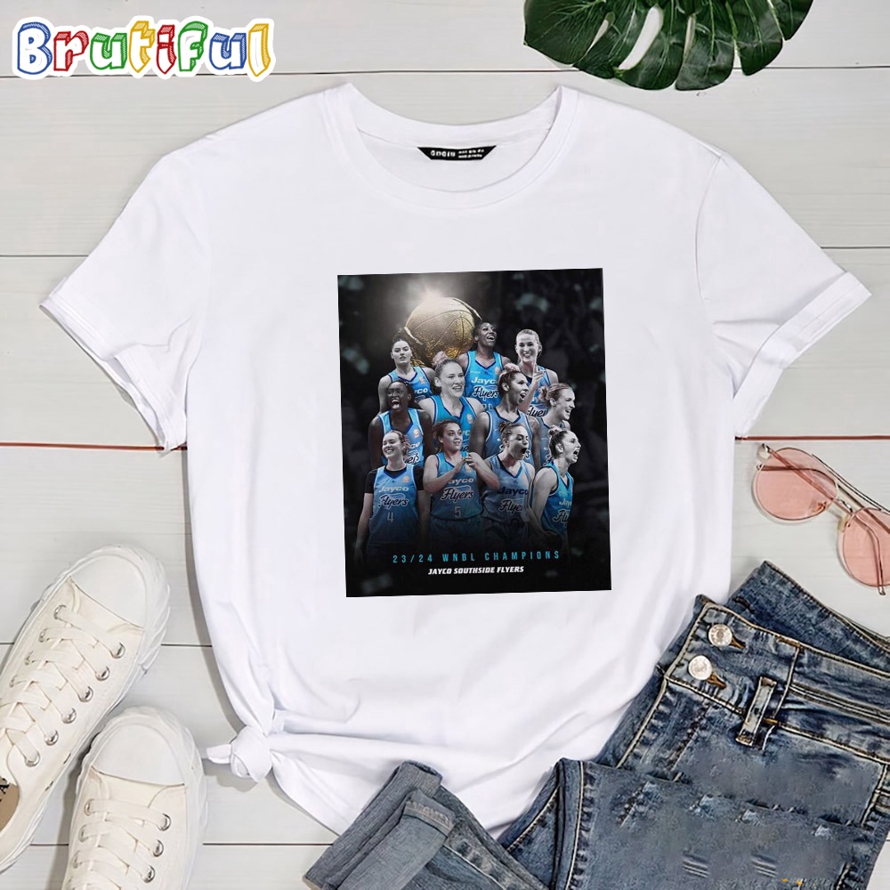 Jayco Southside Flyers 23 24 WNBL Champions T Shirt