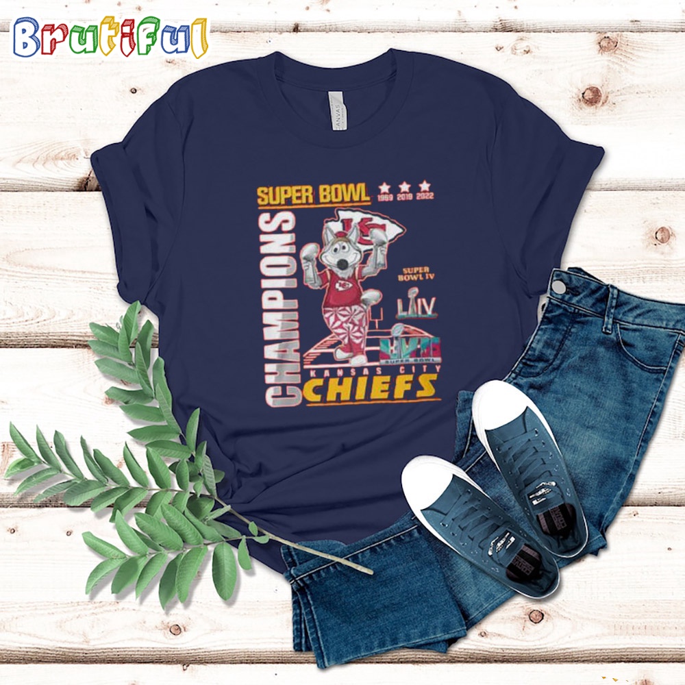 KC Chiefs 3x Super Bowl Champions T Shirt