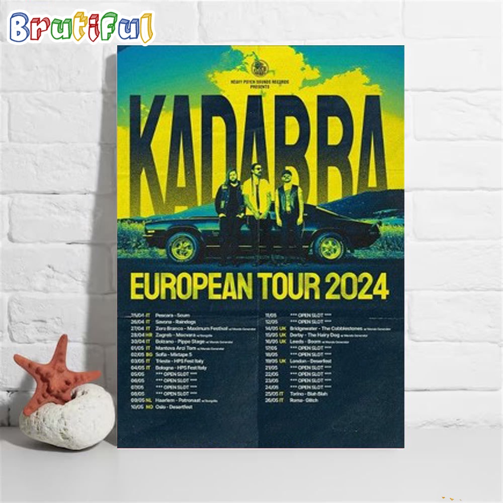 Kadabra Tour 2024 European Wall Art Poster Canvas