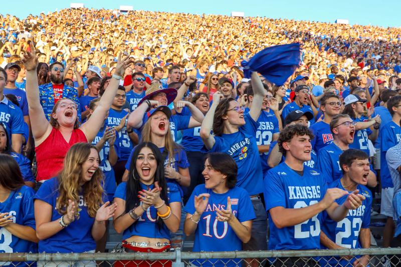 Kansas Jayhawks fans