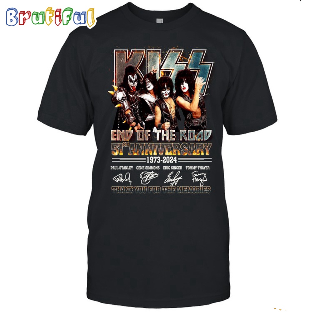 Kiss Band 51St Anniversary T Shirt