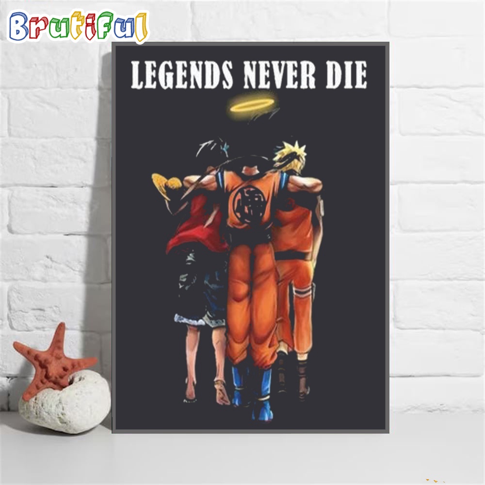 Legends Never Die Akira Toriyama Poster Canvas