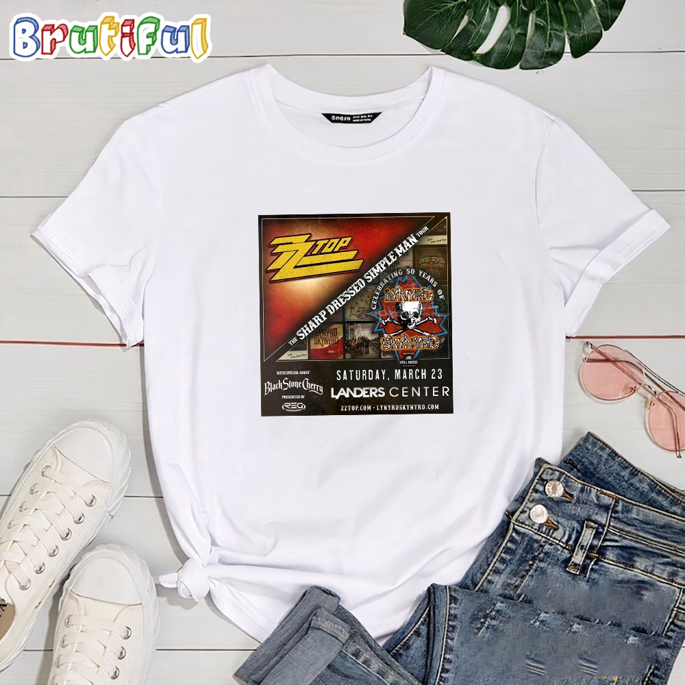 Lynyrd Skynyrd ZZ Top Tour 2024 T Shirt
