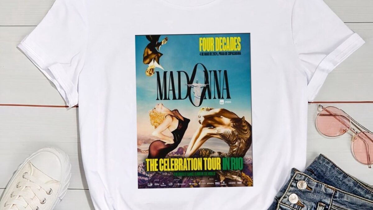 Madonna May 4 2024 Praia De Copacabana Rio De Janeiro Brazil T Shirt