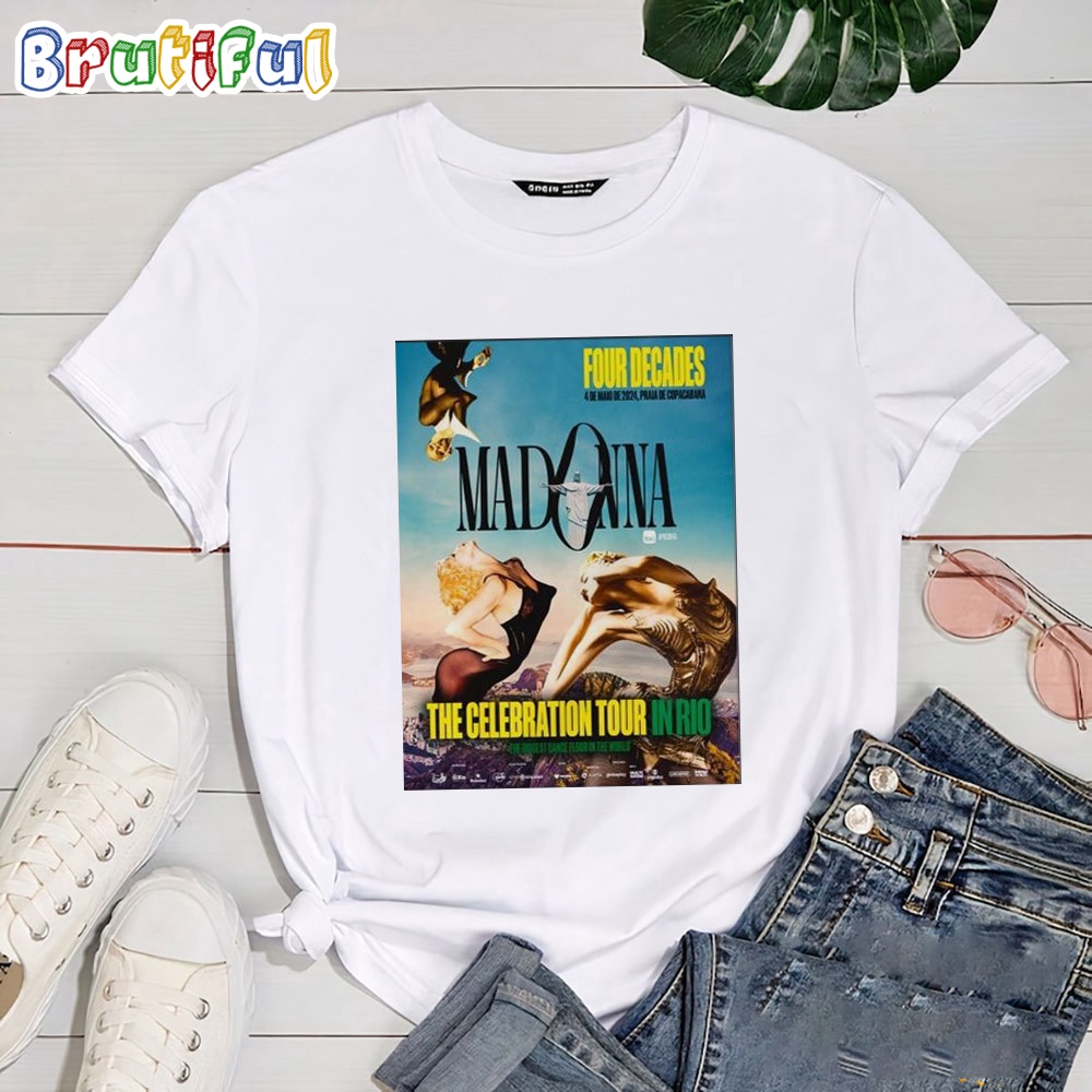 Madonna May 4 2024 Praia De Copacabana Rio De Janeiro Brazil T Shirt