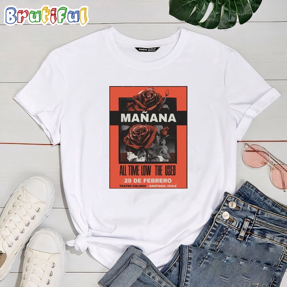 Manana Shows At Teatro Coliseo In Santiago Chile Feb 29 2024 T Shirt