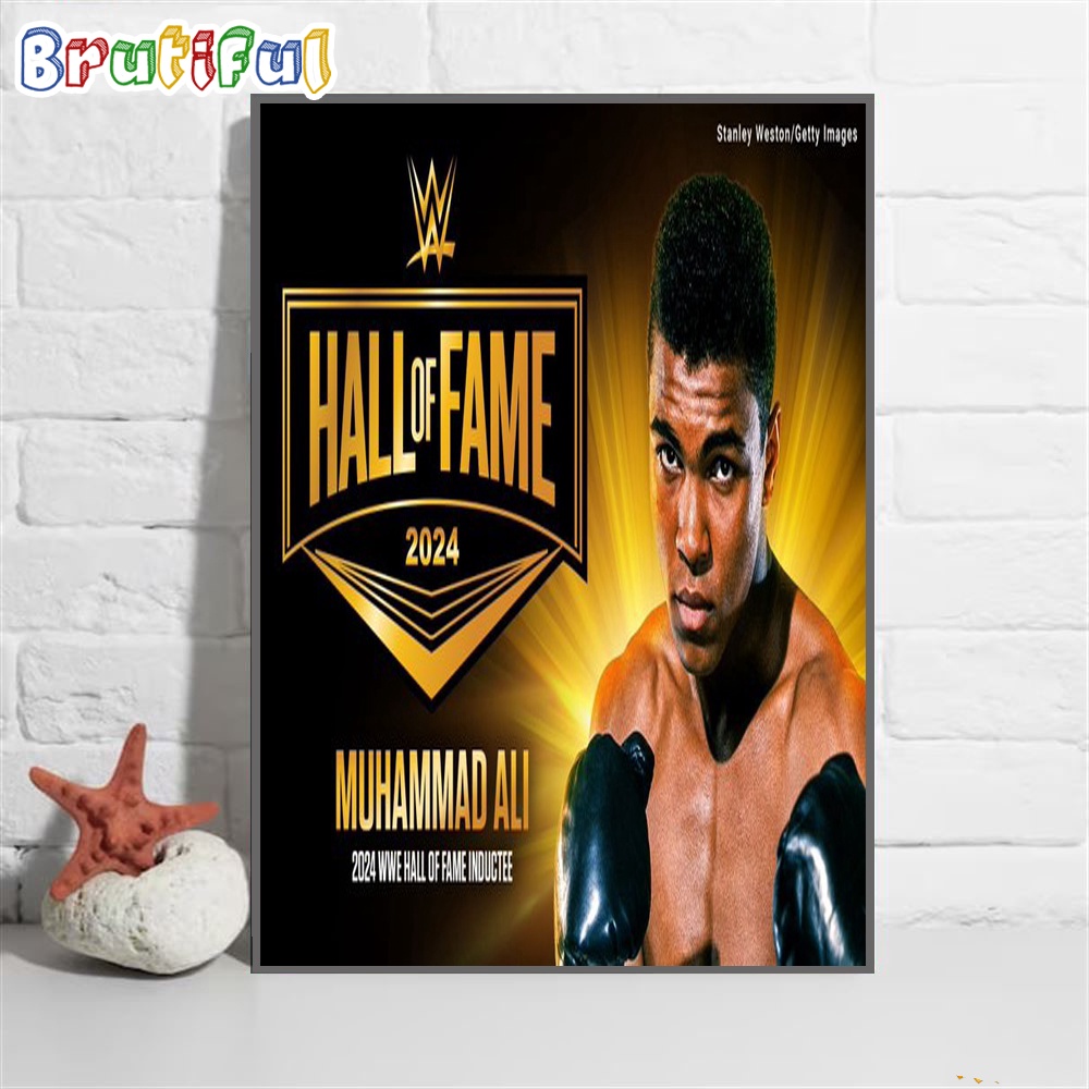 Muhammad Ali Hall Of Fame 2024 Wall Art Poster Canvas