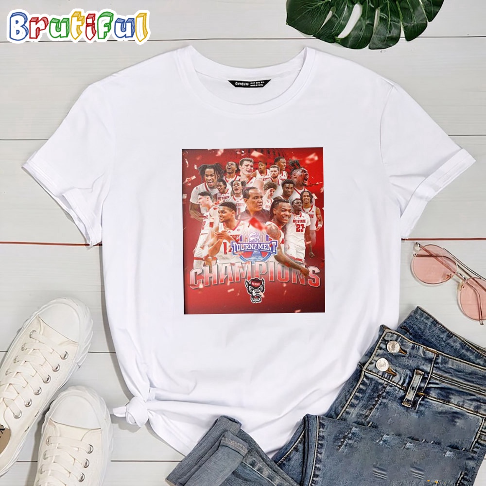 NC State Mens Basketball 2024 Are ACC Tournament Champions T Shirt