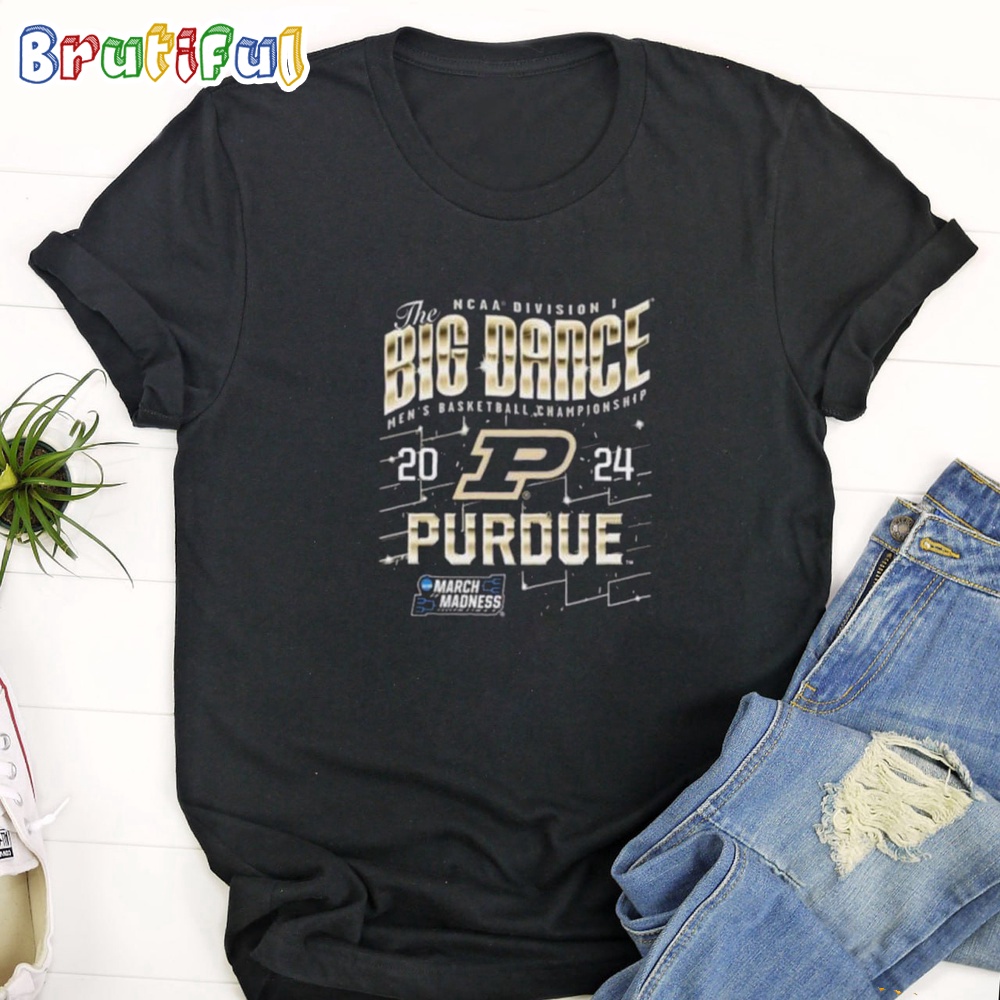 NCAA Purdue Boilermakers The Big Dance Division Men's Basketball Championship 2024 T Shirt