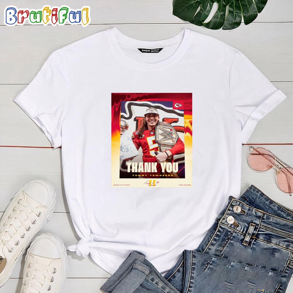 NFL Kansas City Chiefs Thank You For Everything Tommy Townsend T Shirt