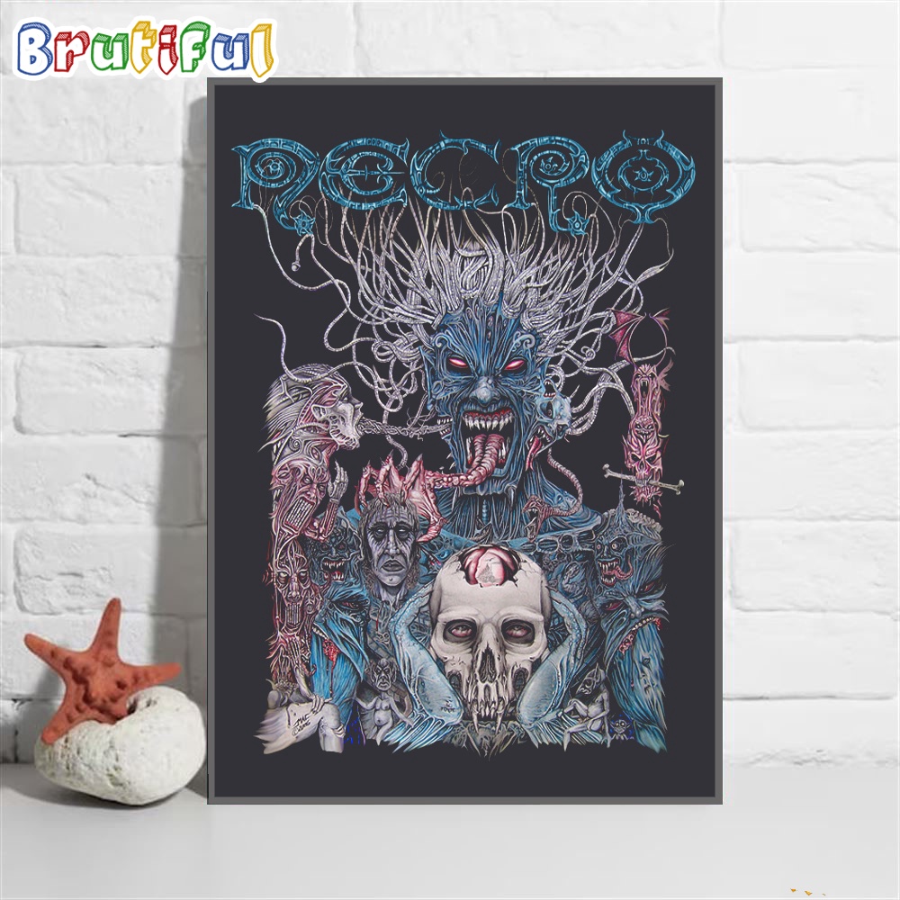 Necro Electric Messiah 2024 Wall Art Poster Canvas