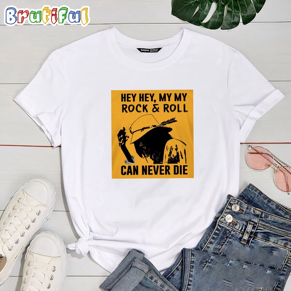 Neil Young Can Never Die T Shirt