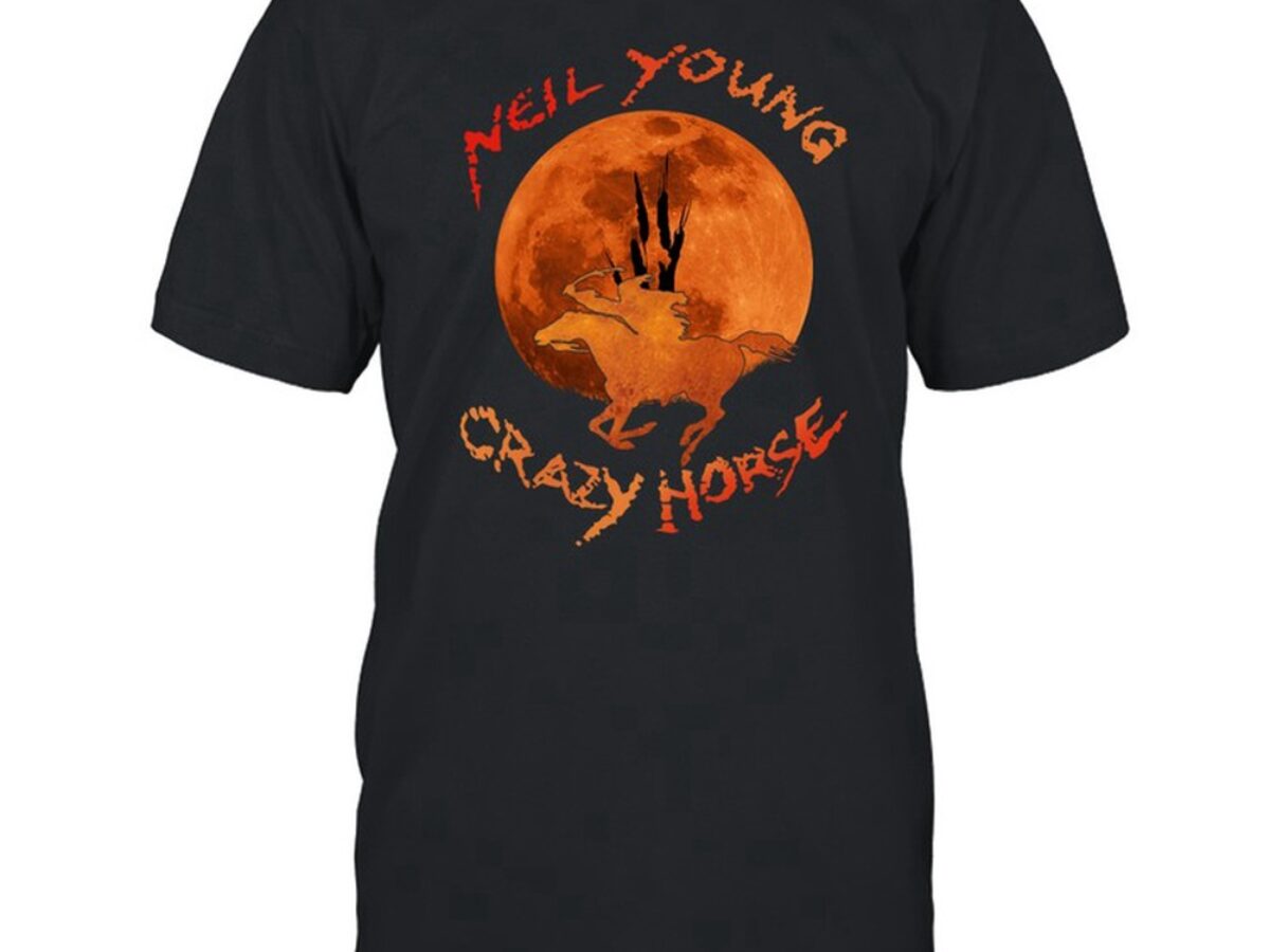 NEIL YOUNG CRAZY HORSE ツアーTシャツ Lサイズ Neil Young Crazy Horse Tour T Shirt - Rare Rock N Roll Tour