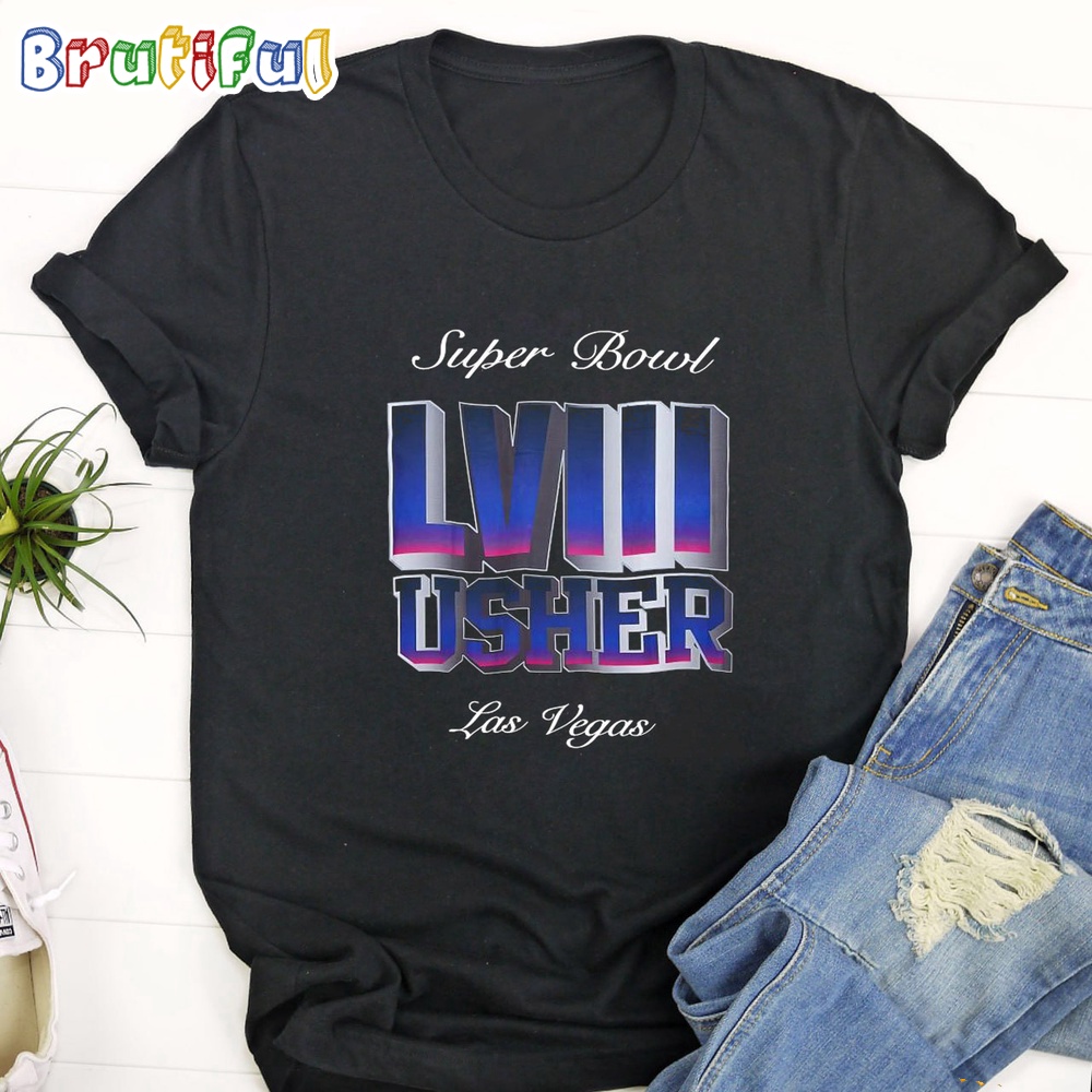 Nfl Super Bowl Lviii X Usher 2024 T Shirt