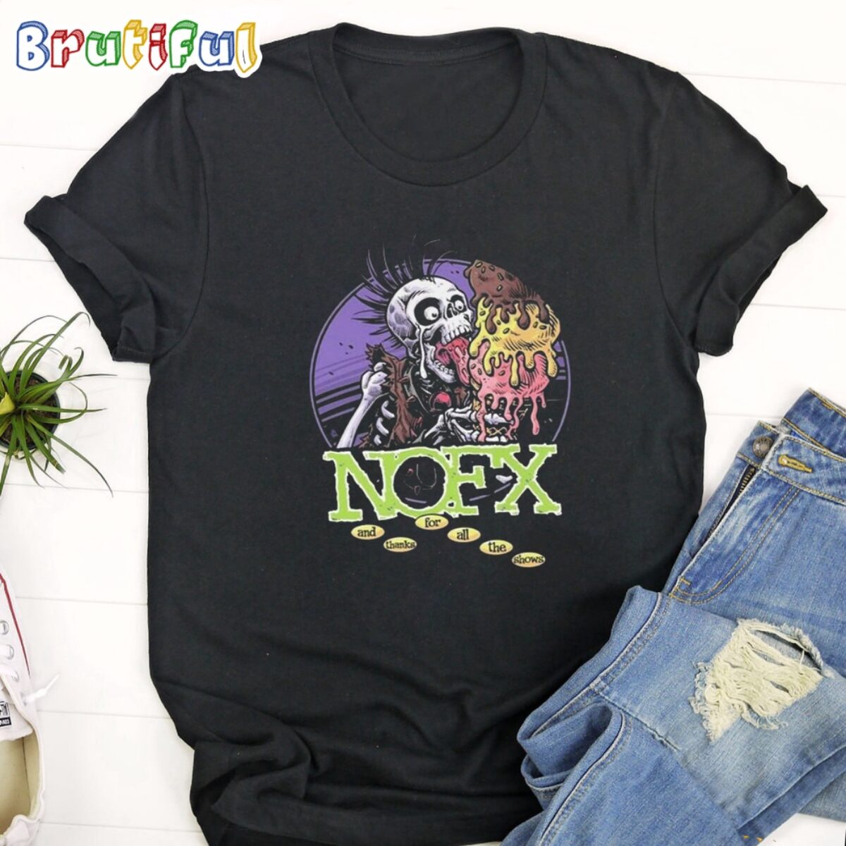 NOFX Big Cream Tシャツ　Hi-STANDARD XL HIGH!STANDARD - NOFX Big Cream Tシャツ Hi-STANDARD XLの通販