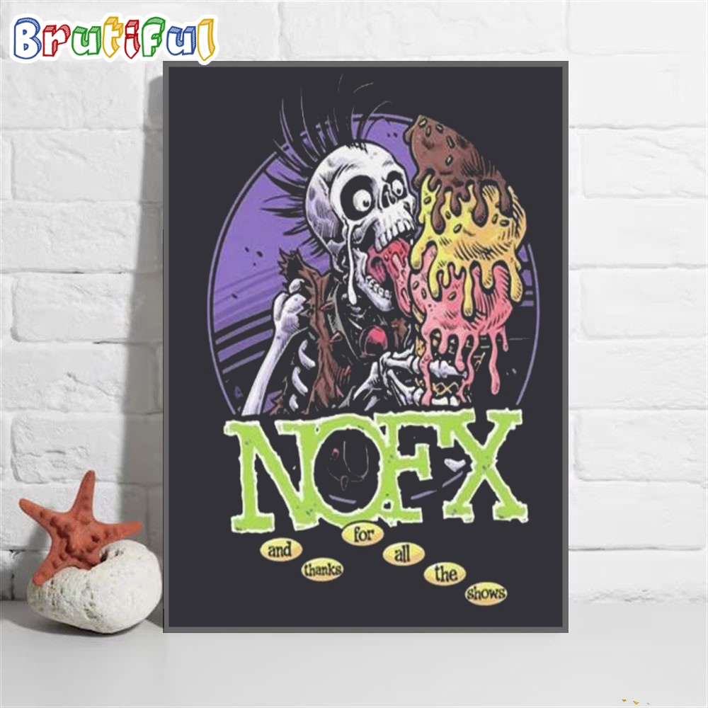 Nofx Big Cream Tour Japan 2024 Wall Art Poster Canvas