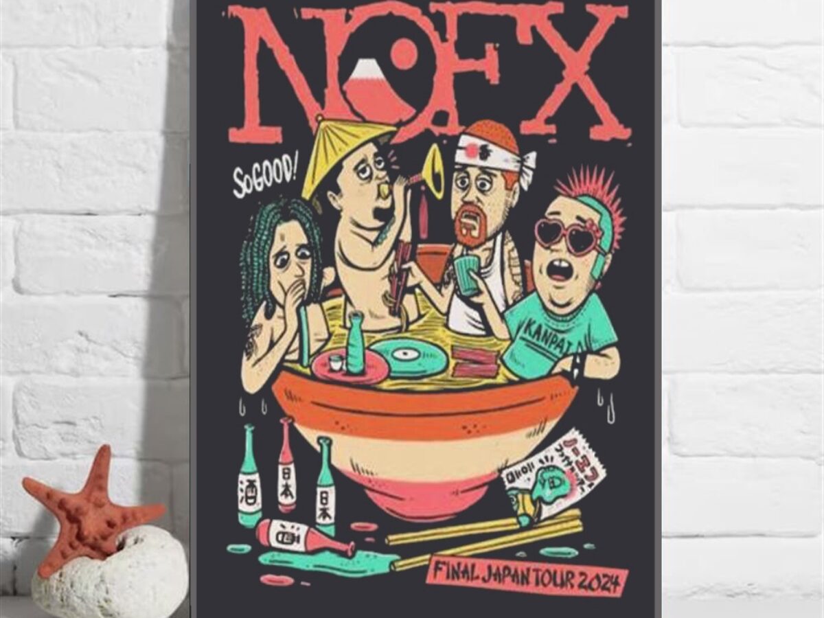 Nofx Final Japan Tour Ramen 2024 Wall Art Poster Canvas