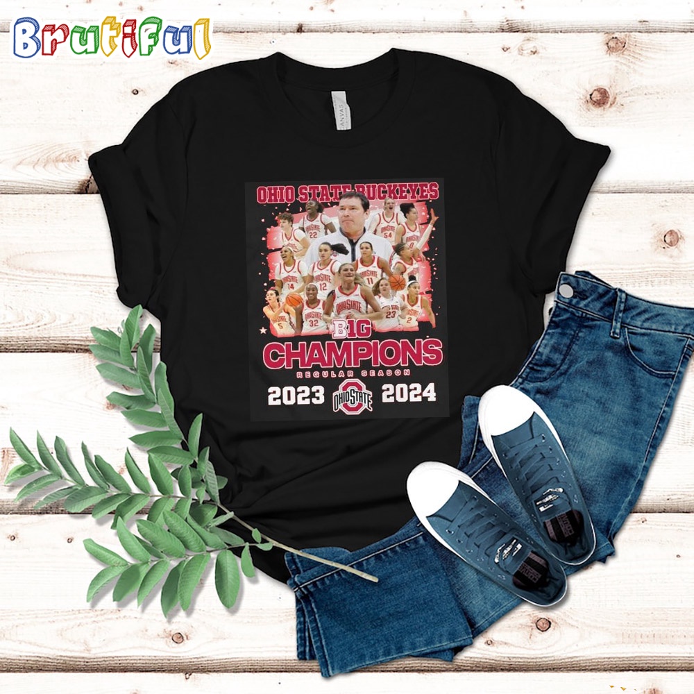 Ohio State Buckeyes B1g Champions Regular Season 2023 2024 T Shirt