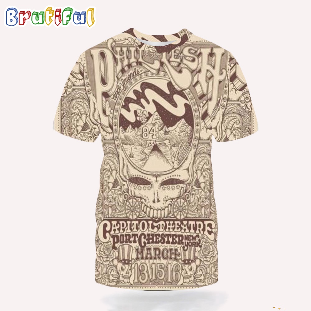 Phil Lesh Tour 2024 The Capitol Theatre Port Chester Ny 3D Shirt