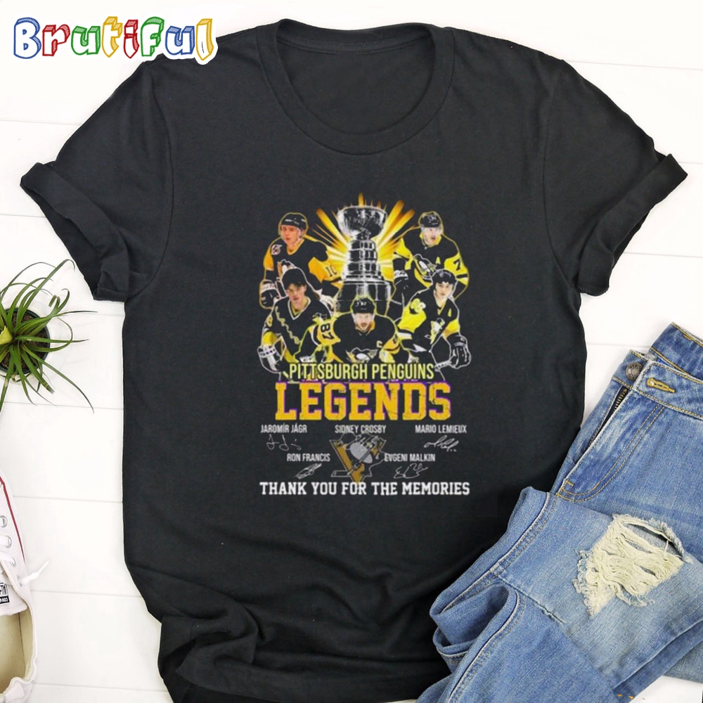Pittsburgh Penguins Legends Players Thank You For The Memories T Shirt