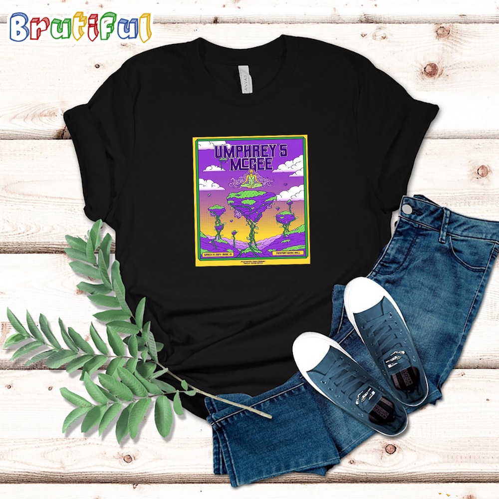 Poster Umphreys McGee March 19 2024 Treefort Music Hall Boise T Shirt