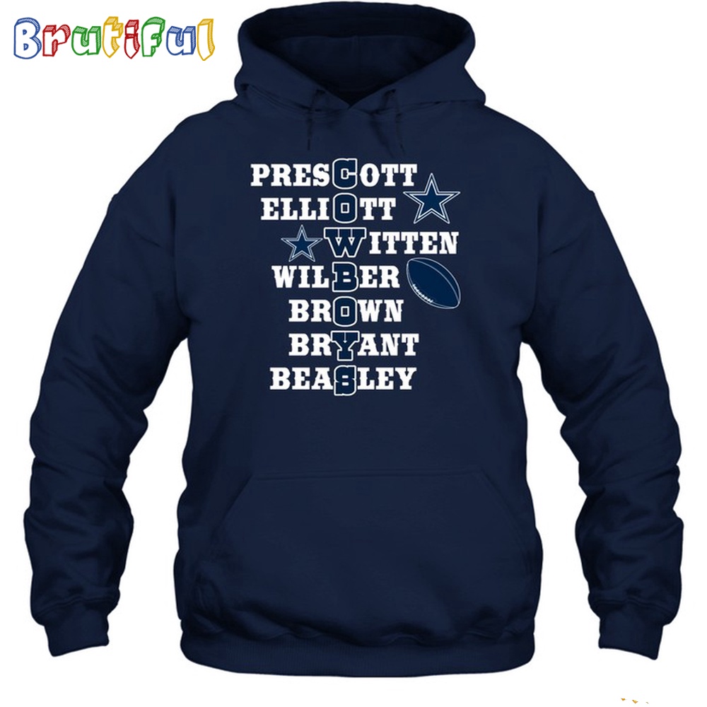 Prescott Ellliott Witten Willber Brown Bryant Beasley Hoodie Unisex Hoodie T Shirt