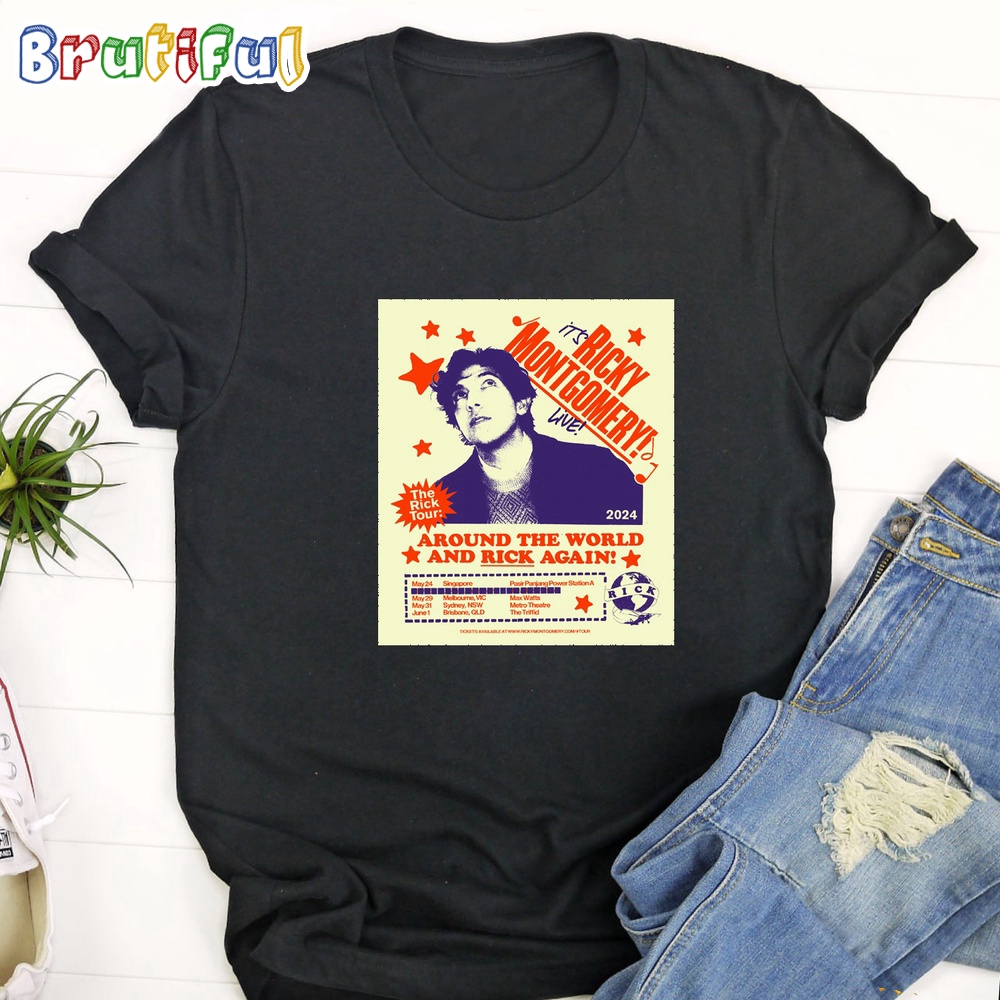 Ricky Montgomery Around The World And Rick Again 2024 T Shirt