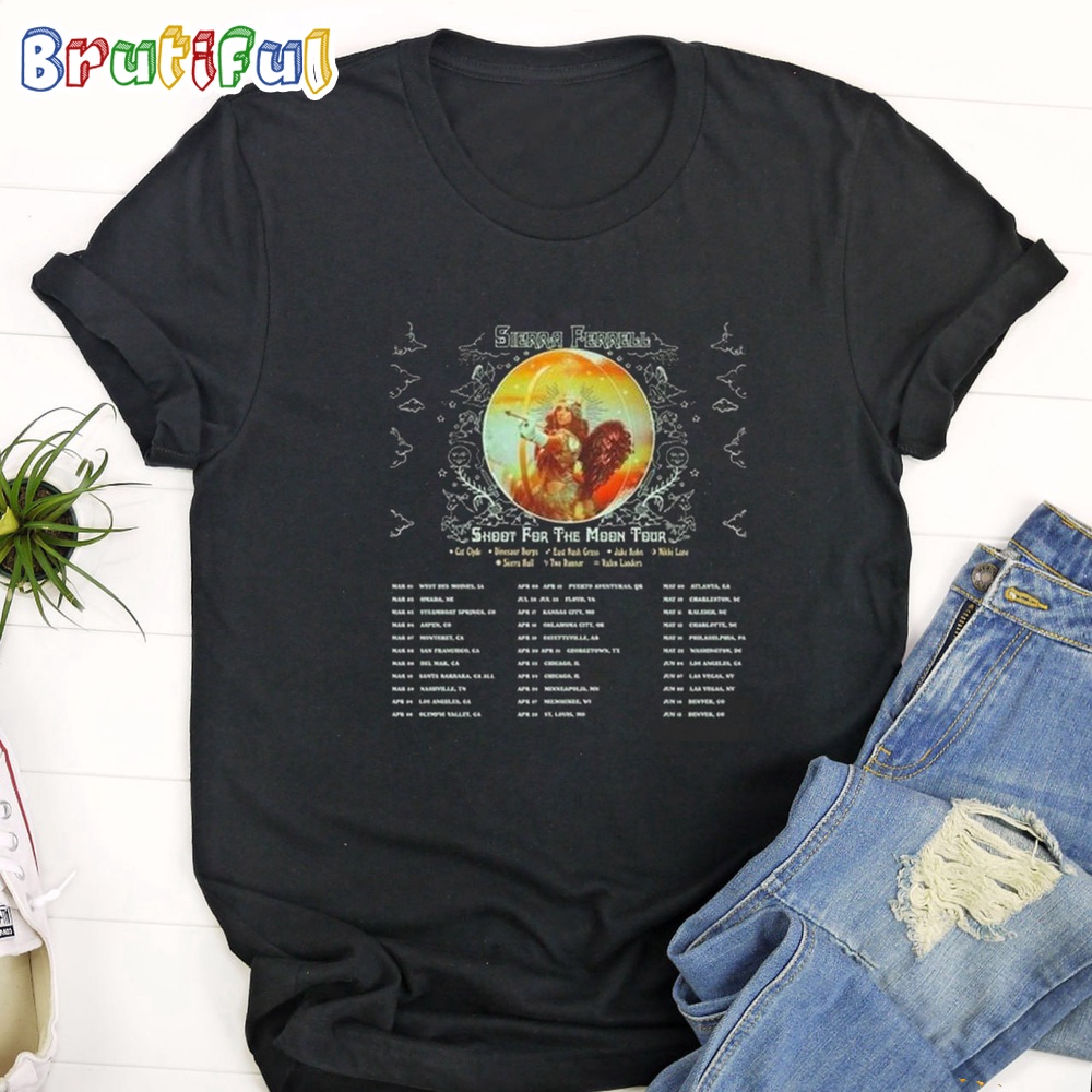 Sierra Ferrell Shoot For The Moon Tour 2024 T Shirt