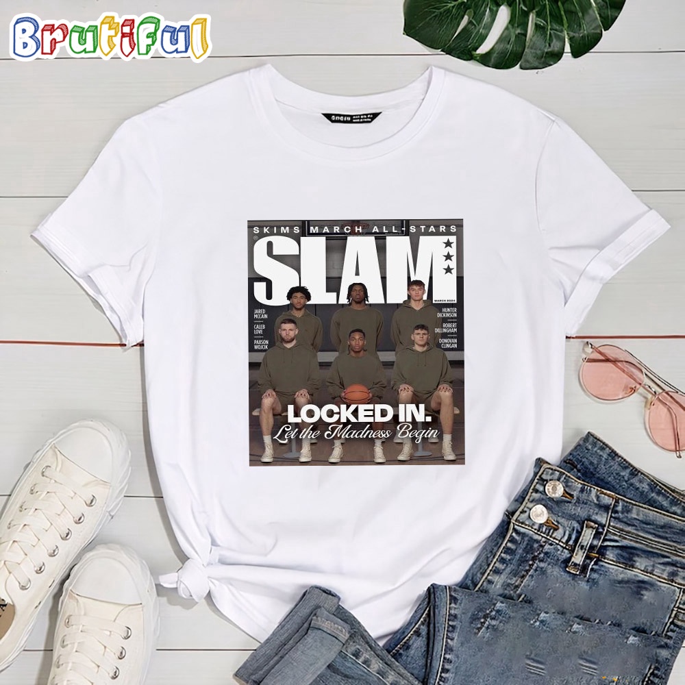Skims March All Stars Locked In Let The Madness Begin March 2024 T Shirt