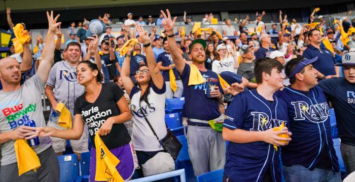 Tampa Bay Rays fans 1