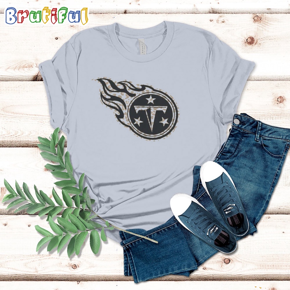 Tennessee Titans Womens 47 Cream Panthera Frankie T Shirt