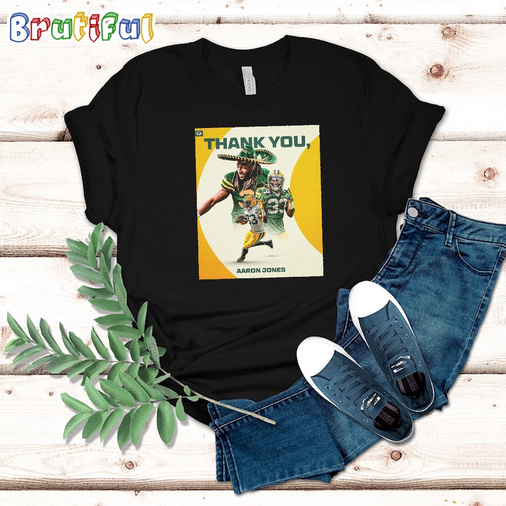 Thank You Aaron Jones Green Bay Packers T Shirt