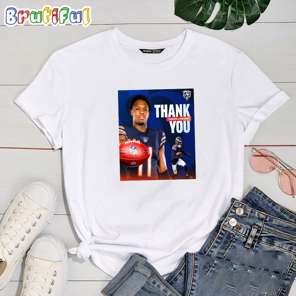 Thank You For Everything Darnell Mooney Chicago Bears TShirt