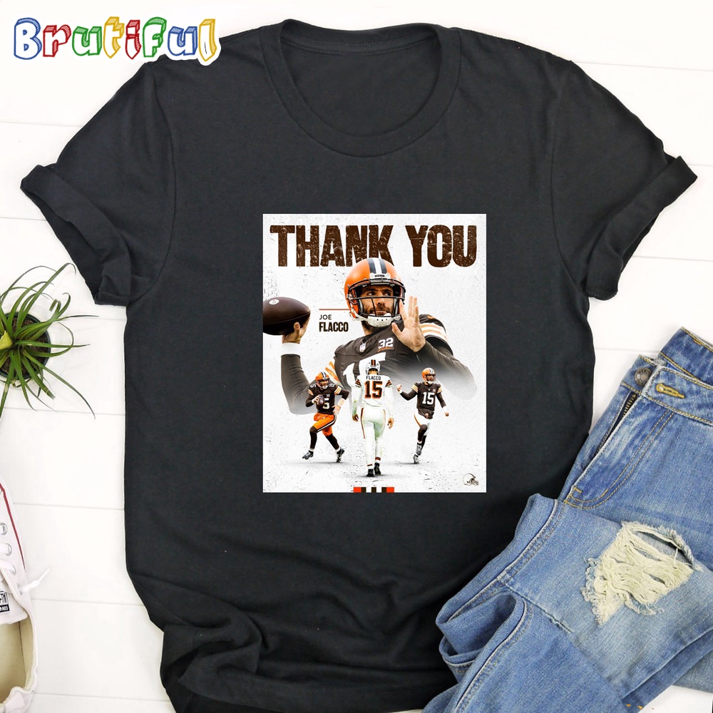 Thank You Joe Flacco Cleveland Browns T Shirt