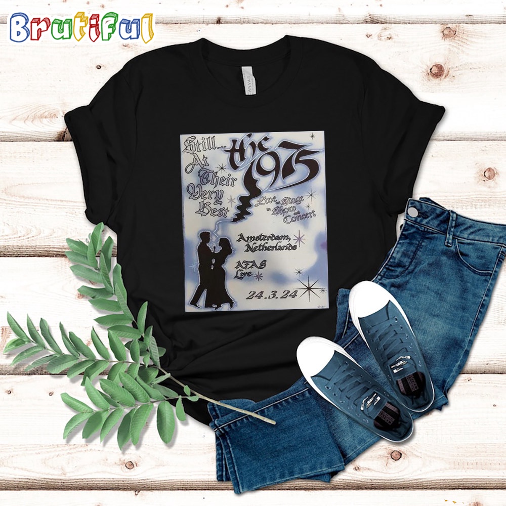The 1975 March 2024 Afas Live Amsterdam Netherlands T Shirt