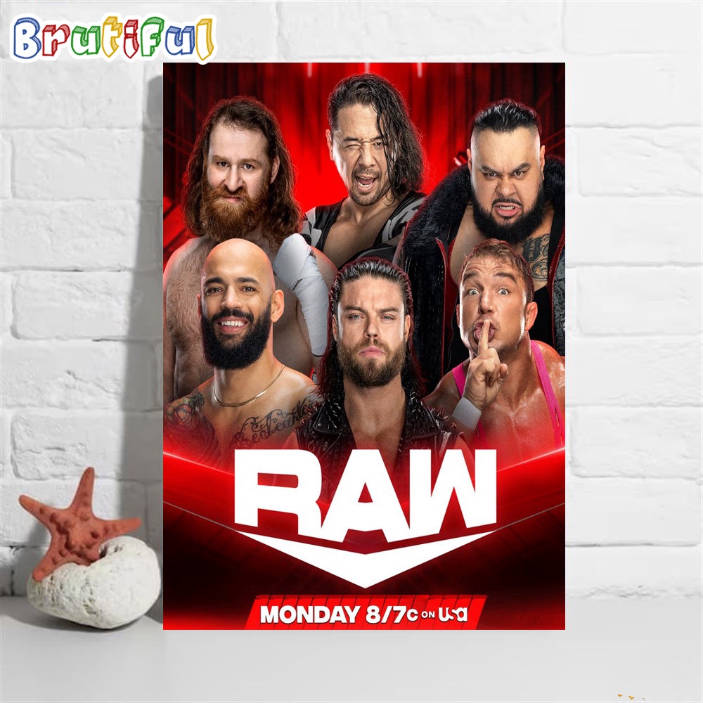 The Intercontinental Championship WWE SamiZayn ShinsukeN Bronsonishere KingRicochet Poster Canvas