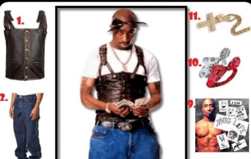 Tupac Shakur Outfits