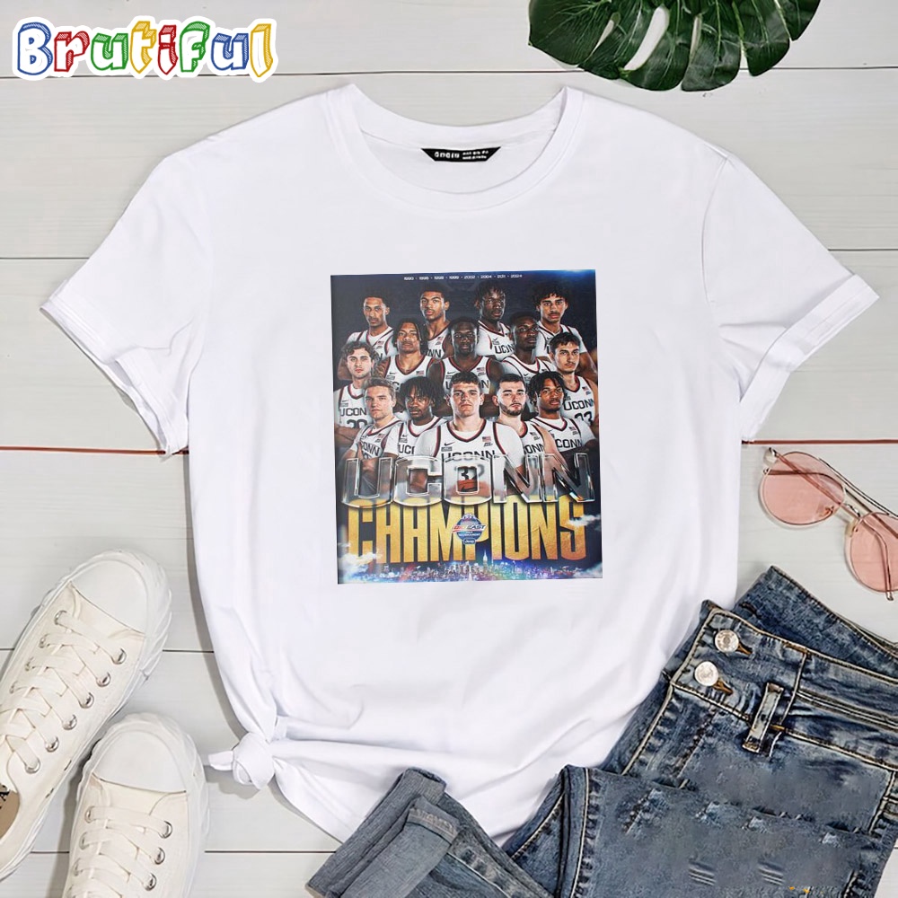 UConn Mens Basketball 2024 Are Big East Tournament Champions T Shirt