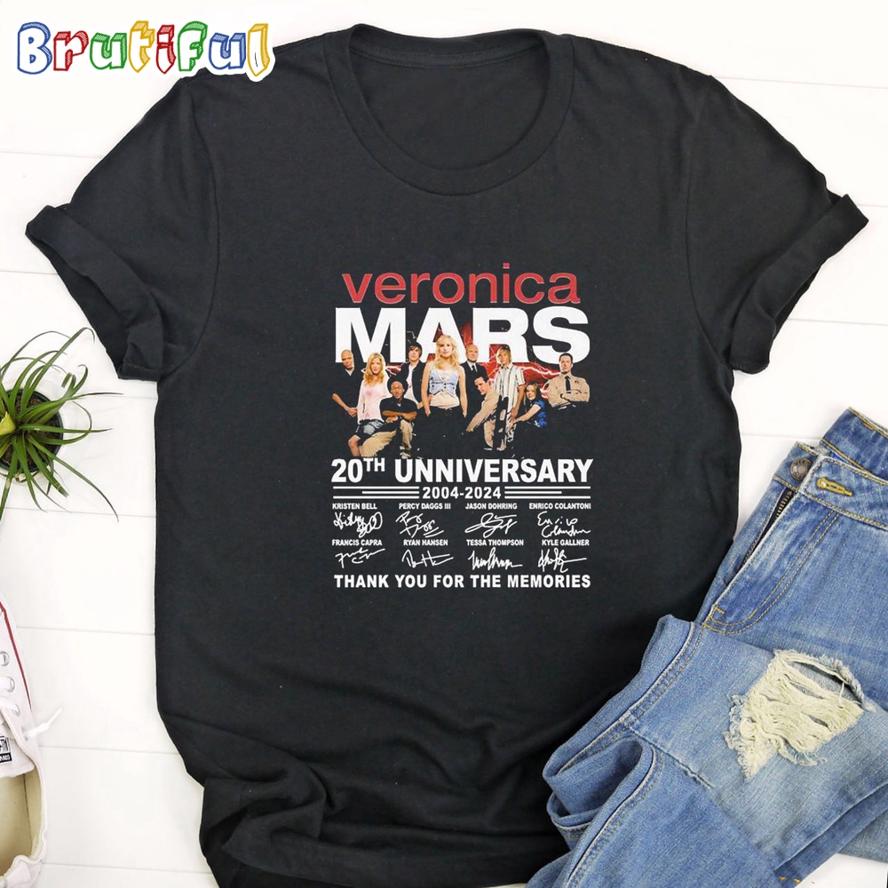 Veronica Mars 20th Anniversary Thank You For The Memories T Shirt